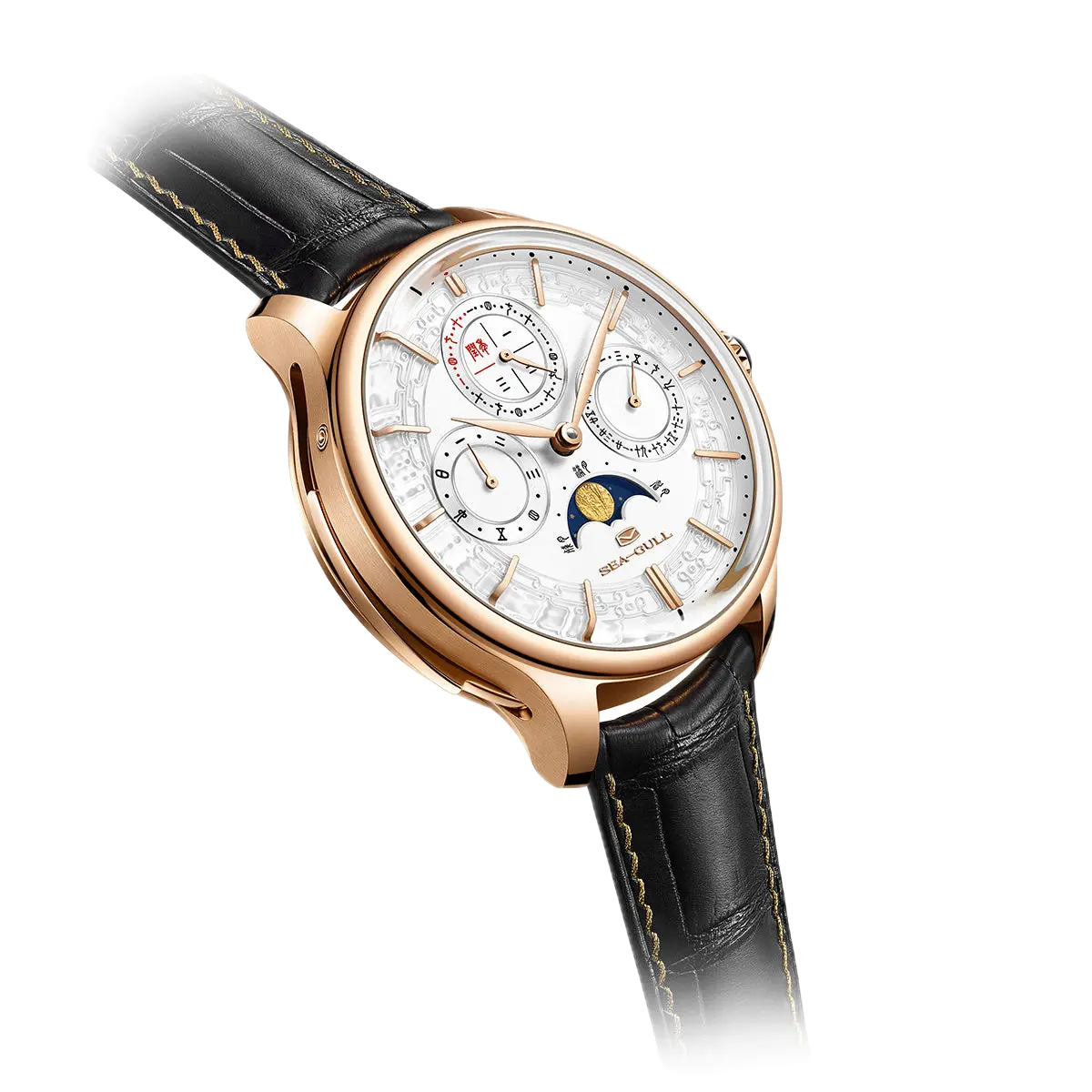 Seagull – Tourbillon Mondphasen-Ewiger Kalender