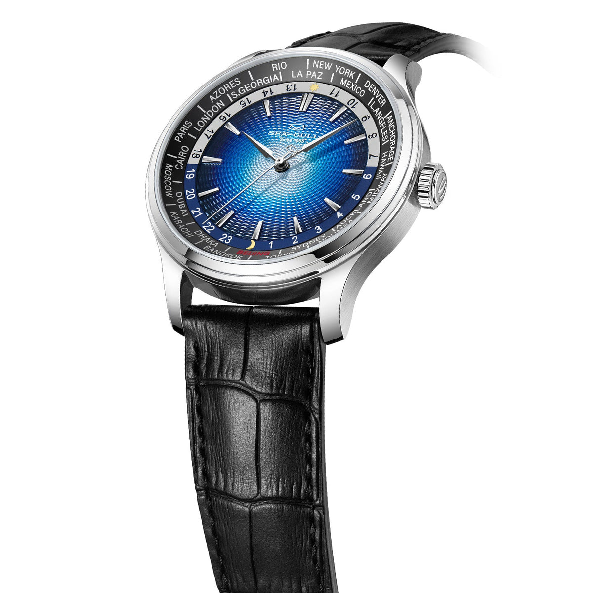 Extraordinaire Heure Mondiale Jour/Nuit GMT 41mm