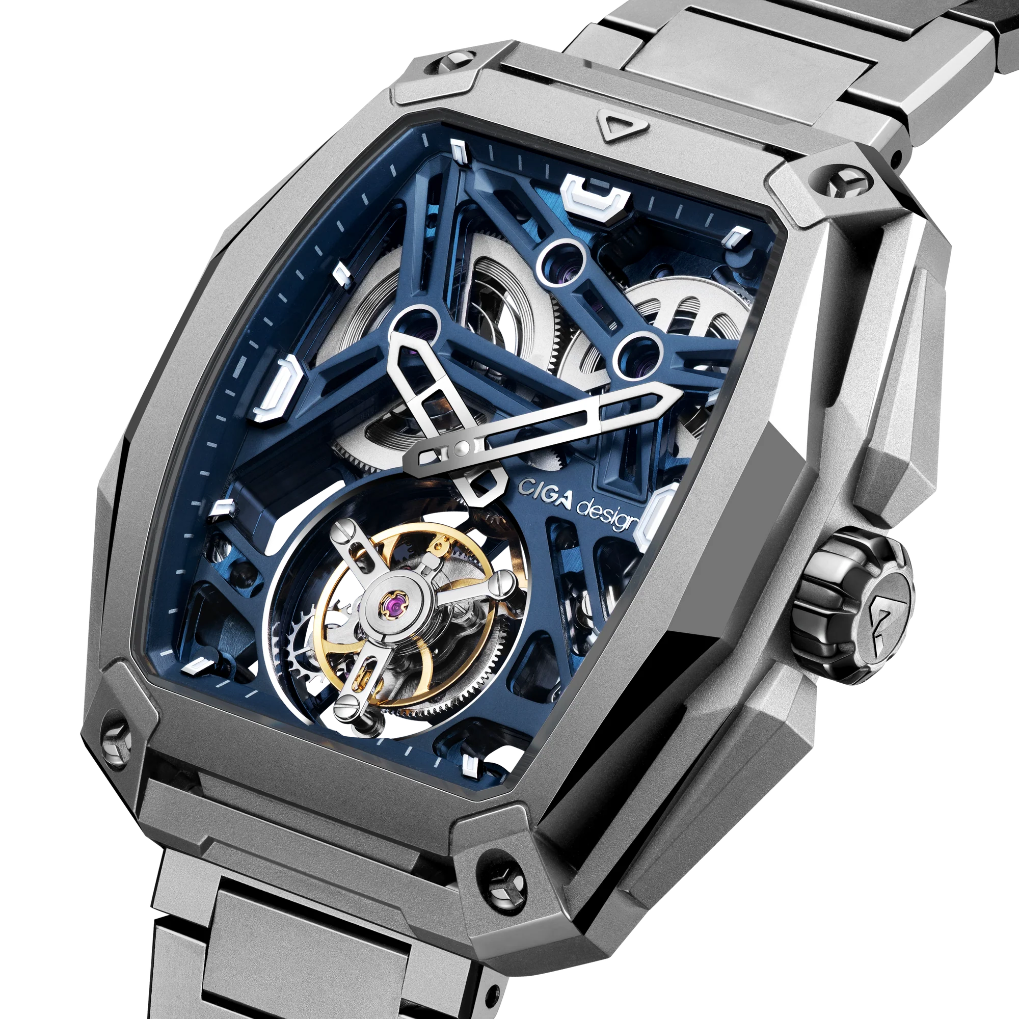 CIGA design Squelette Tourbillon Hunter