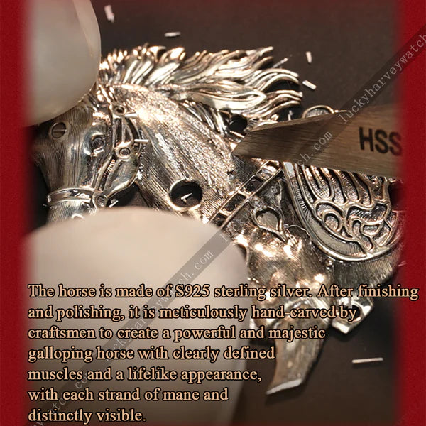 LUCKY HARVEY - HORSE CHIMING ALLOY GOLD