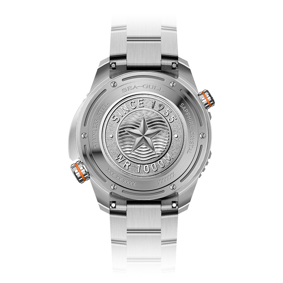 Océan Ultra 1000m Étanche Valve Hélium Intégré Lunette Tournante Plongée 45mm