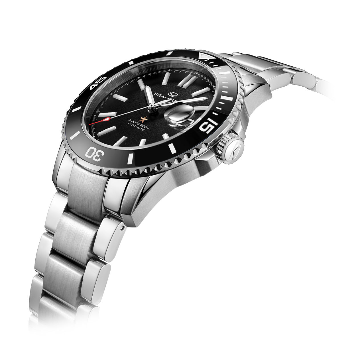 Océan 200m Étanche Céramique Lunette Plongée 44mm