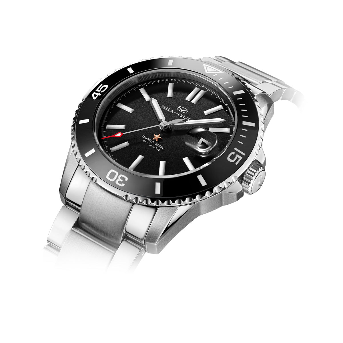 Océan 200m Étanche Céramique Lunette Plongée 44mm