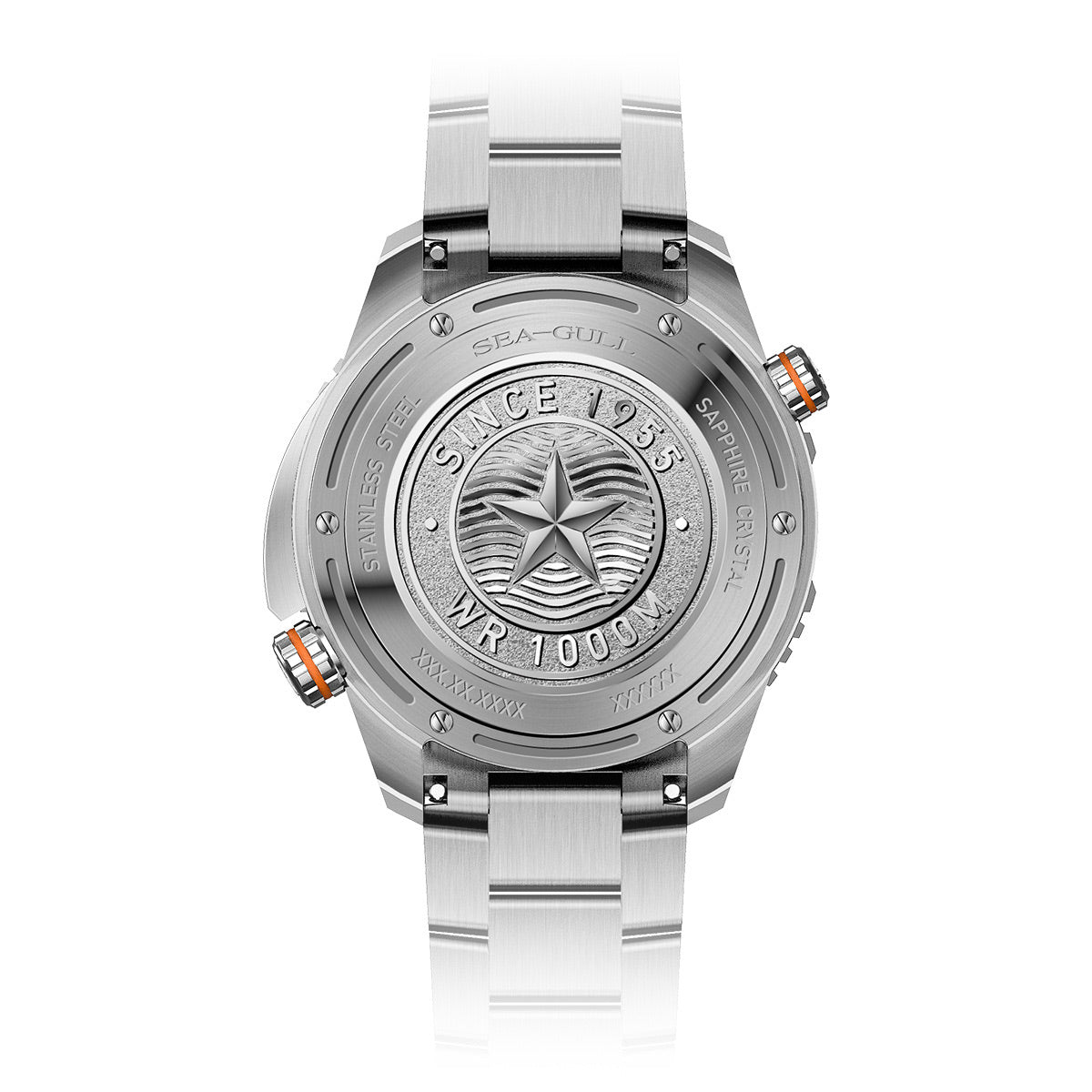 Océan Ultra 1000m Étanche Valve Hélium Intégré Lunette Tournante Plongée 45mm