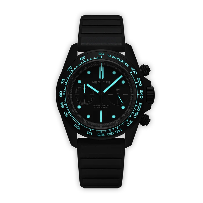 LM02 Type C Black PVD and Black Dial