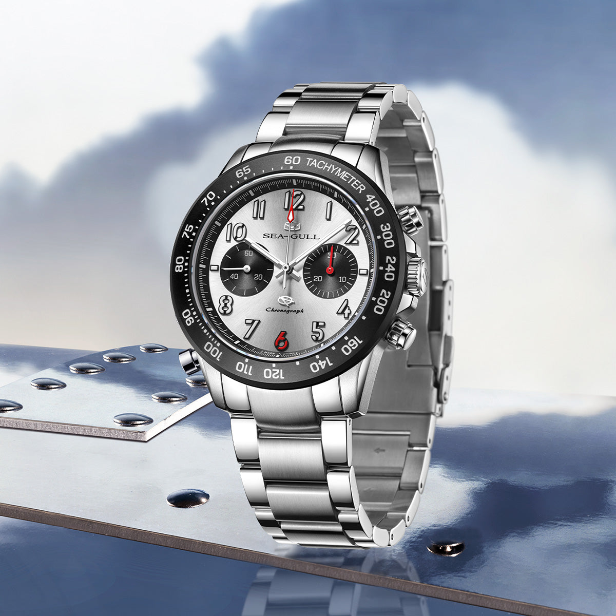 Panda Tachymètre Chronographe 44mm
