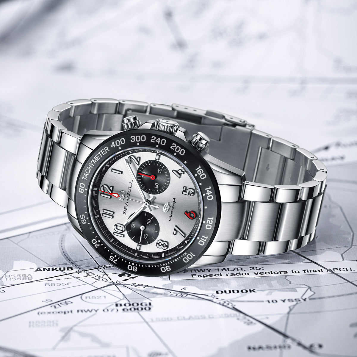 Panda Tachymètre Chronographe 44mm