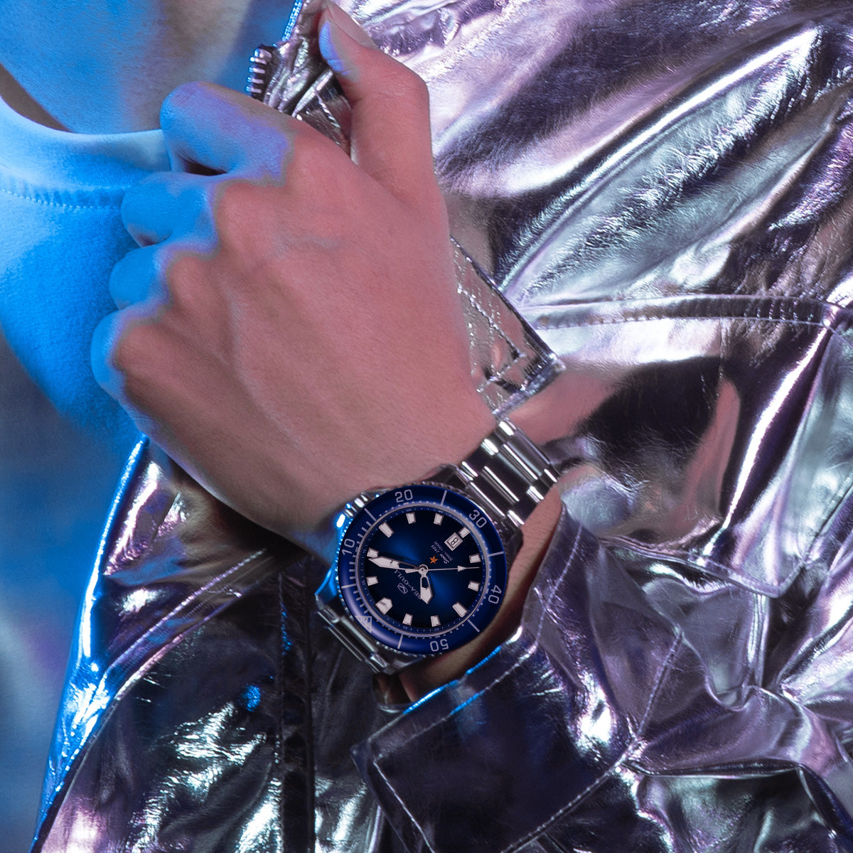 Océan Pro 300m Étanche Plongée 44mm