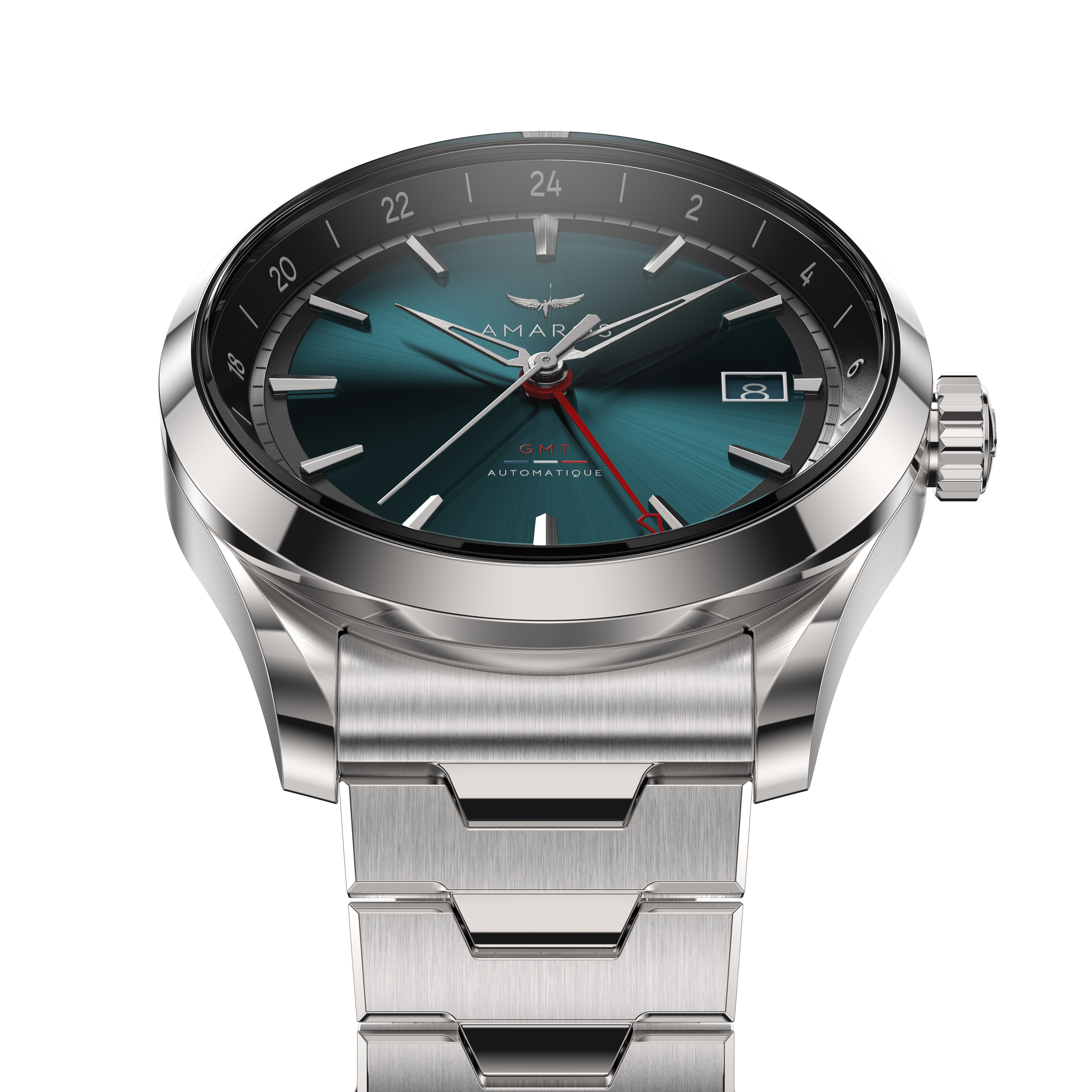 The Odyssey - Automatic GMT Watch - Emerald Green 