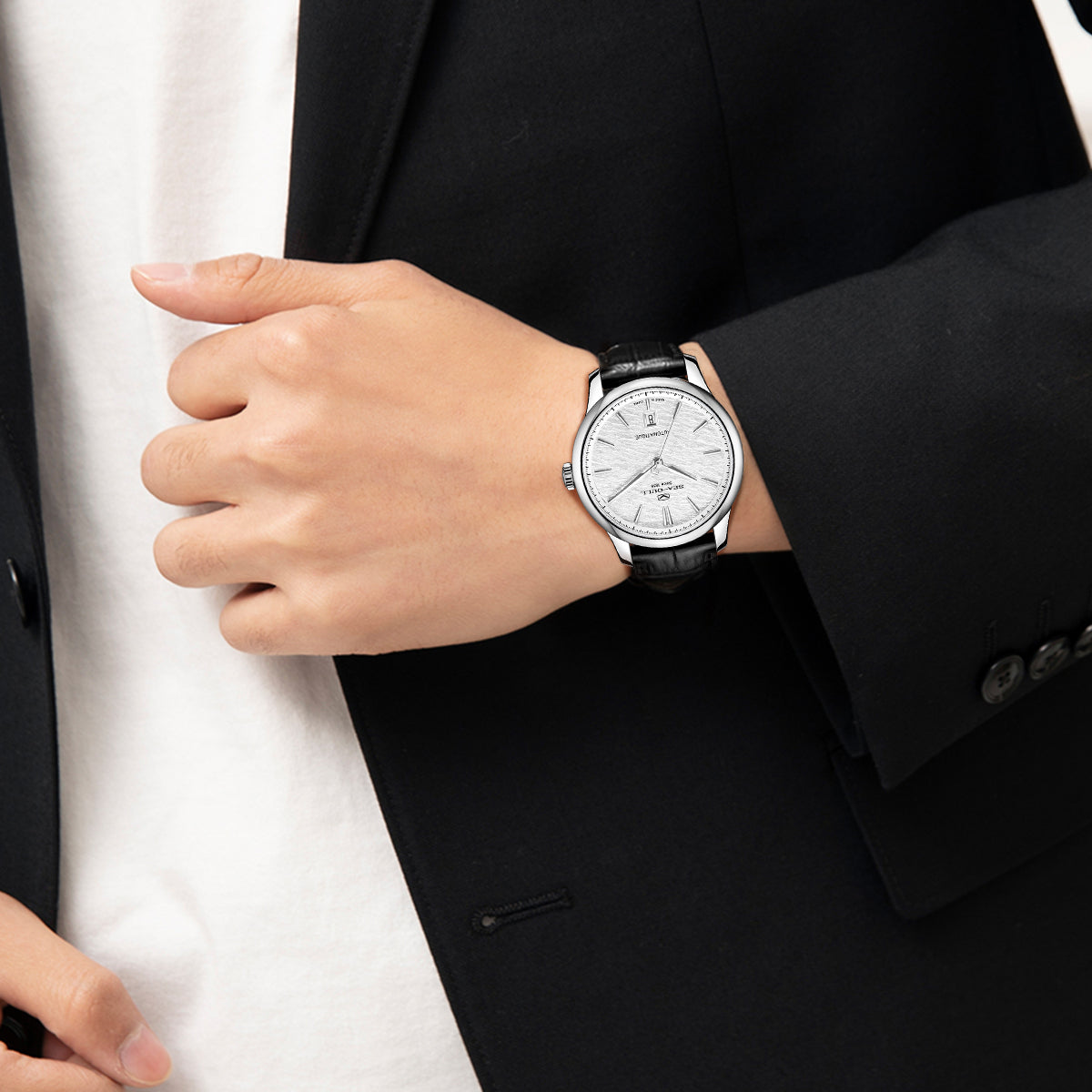 Extraordinaire Cadran Flocon Ultra-fin Habillée 40mm
