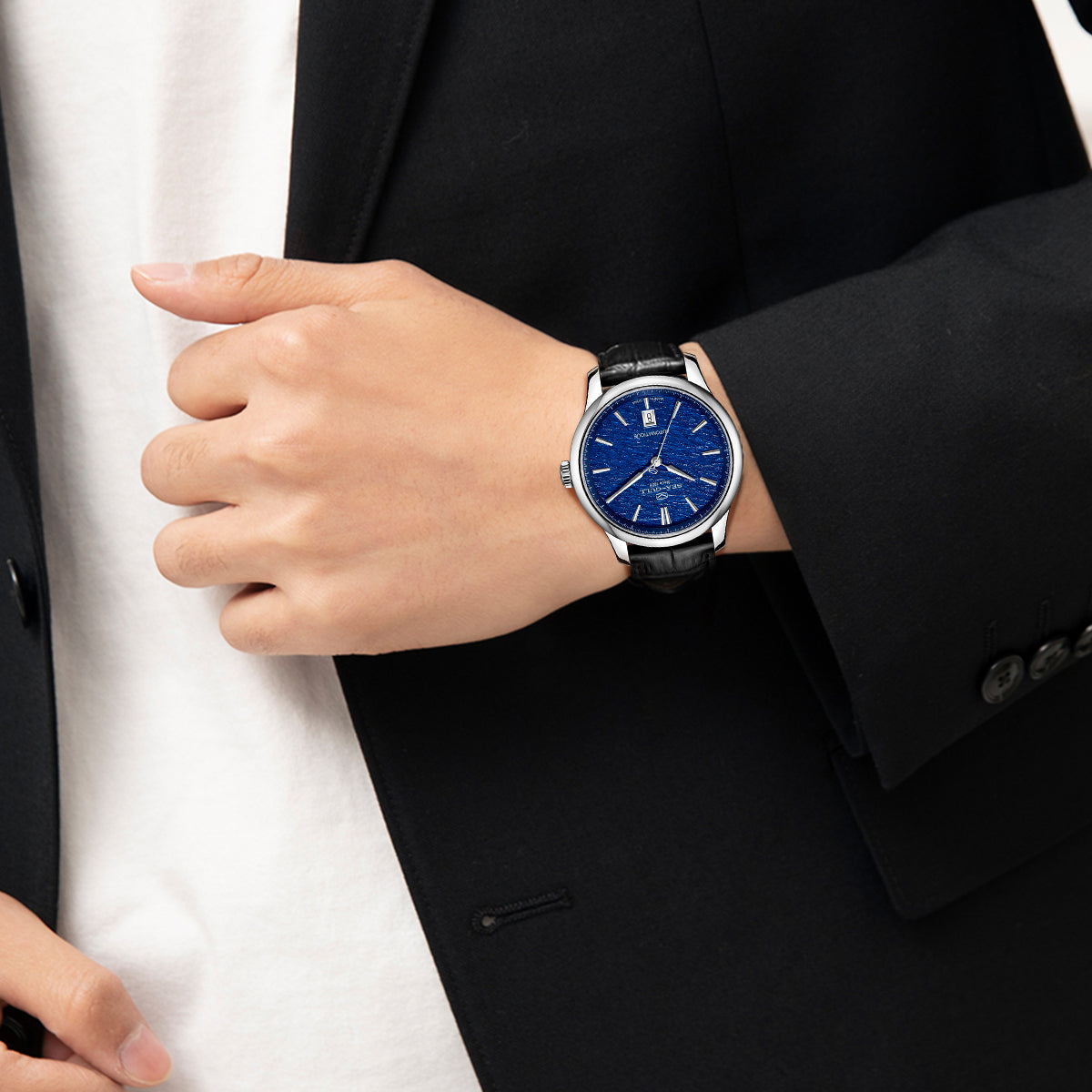 Extraordinaire Cadran Flocon Ultra-fin Habillée 40mm