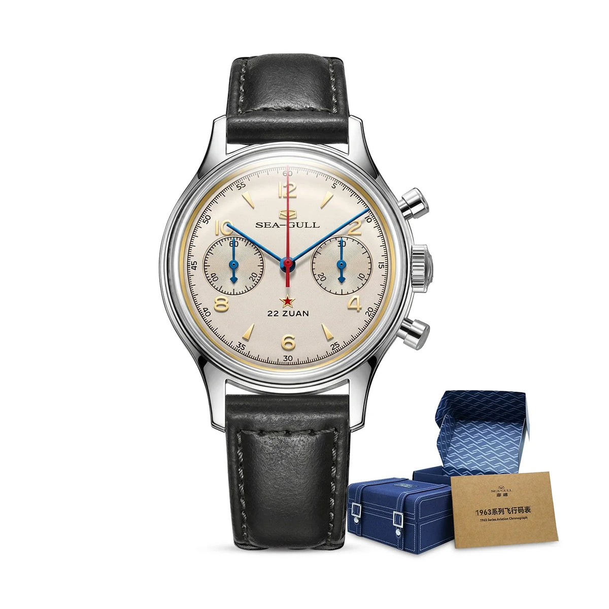 1963 Édition Nuit Polaire Vintage Chronographe 37.3mm