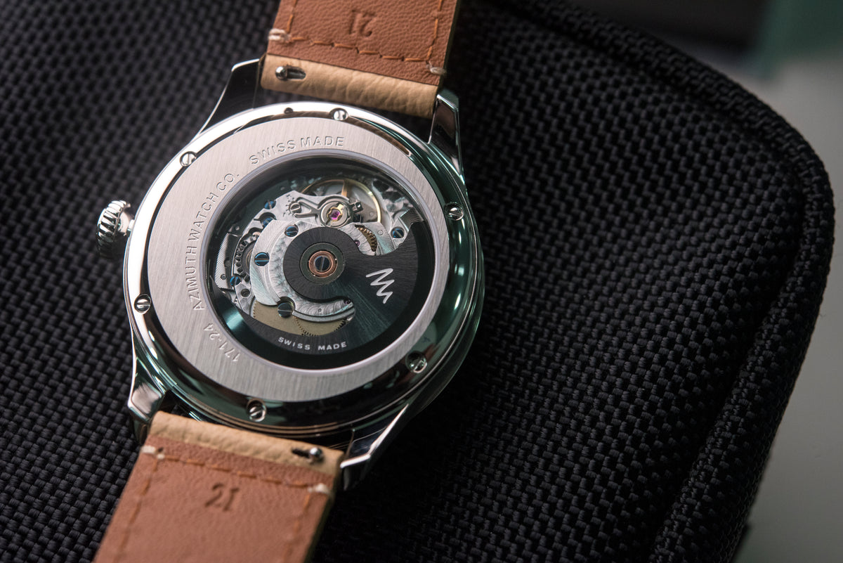 Back-In-Time Series 2 - Turquoise Stone Dial 2-Hand