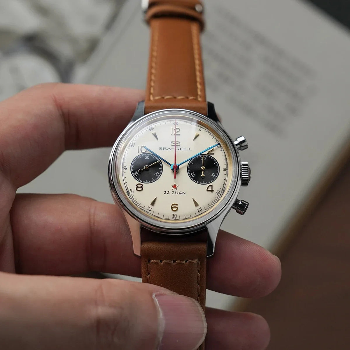 1963 Édition Nuit Polaire Panda Chronographe 37.3mm