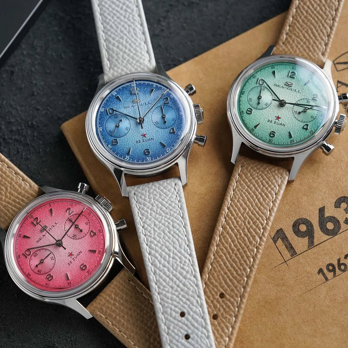1963 Édition Aurore Chronographe 37.3mm