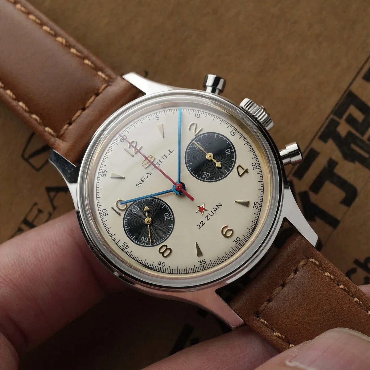 1963 Édition Nuit Polaire Panda Chronographe 37.3mm