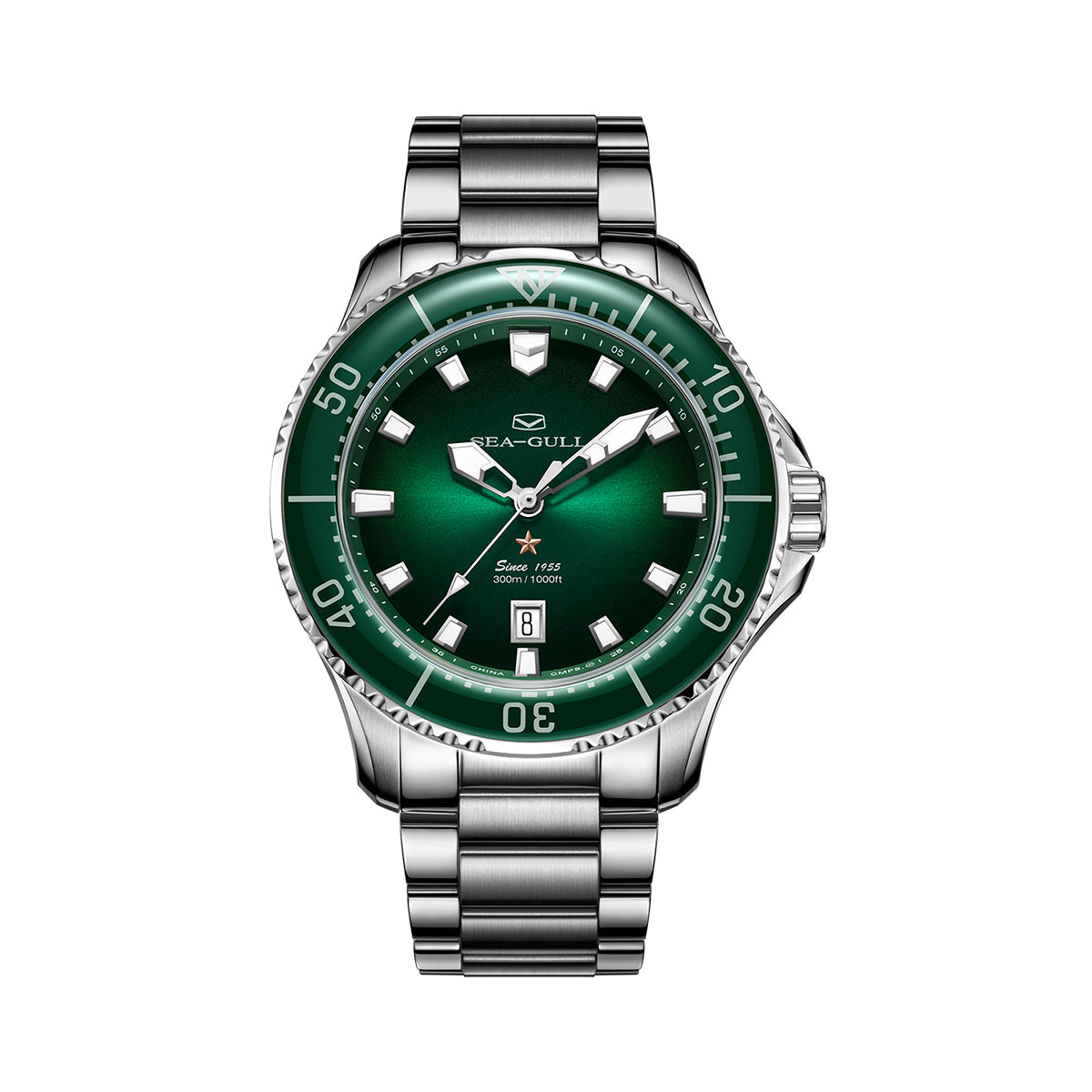 Océan Pro 300m Étanche Plongée 44mm