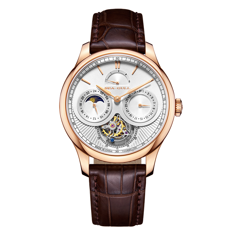 Artisan Patrimoine Multifonction Céleste Calendrier Réserve de Marche Excentrique Tourbillon 41mm