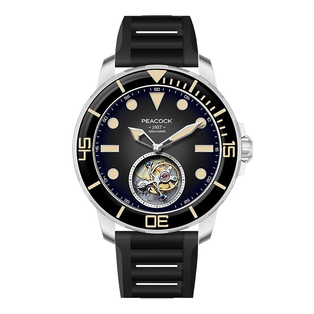 Peacock Ocean Wing Tourbillon Watch Diver 300M