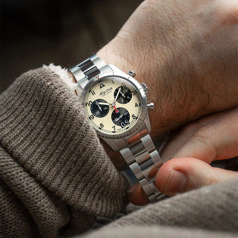 Alpina STARTIMER  Pilot Quartz Chronograph Big Date 41mm