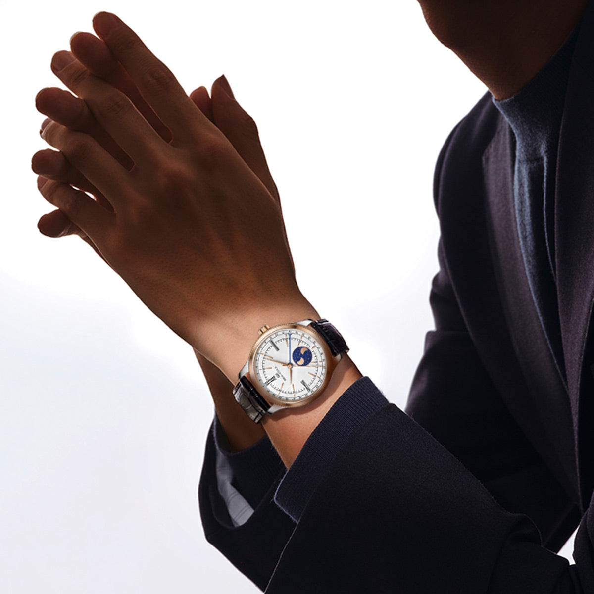 Double Hémisphère Lune Calendrier Habillée 41mm
