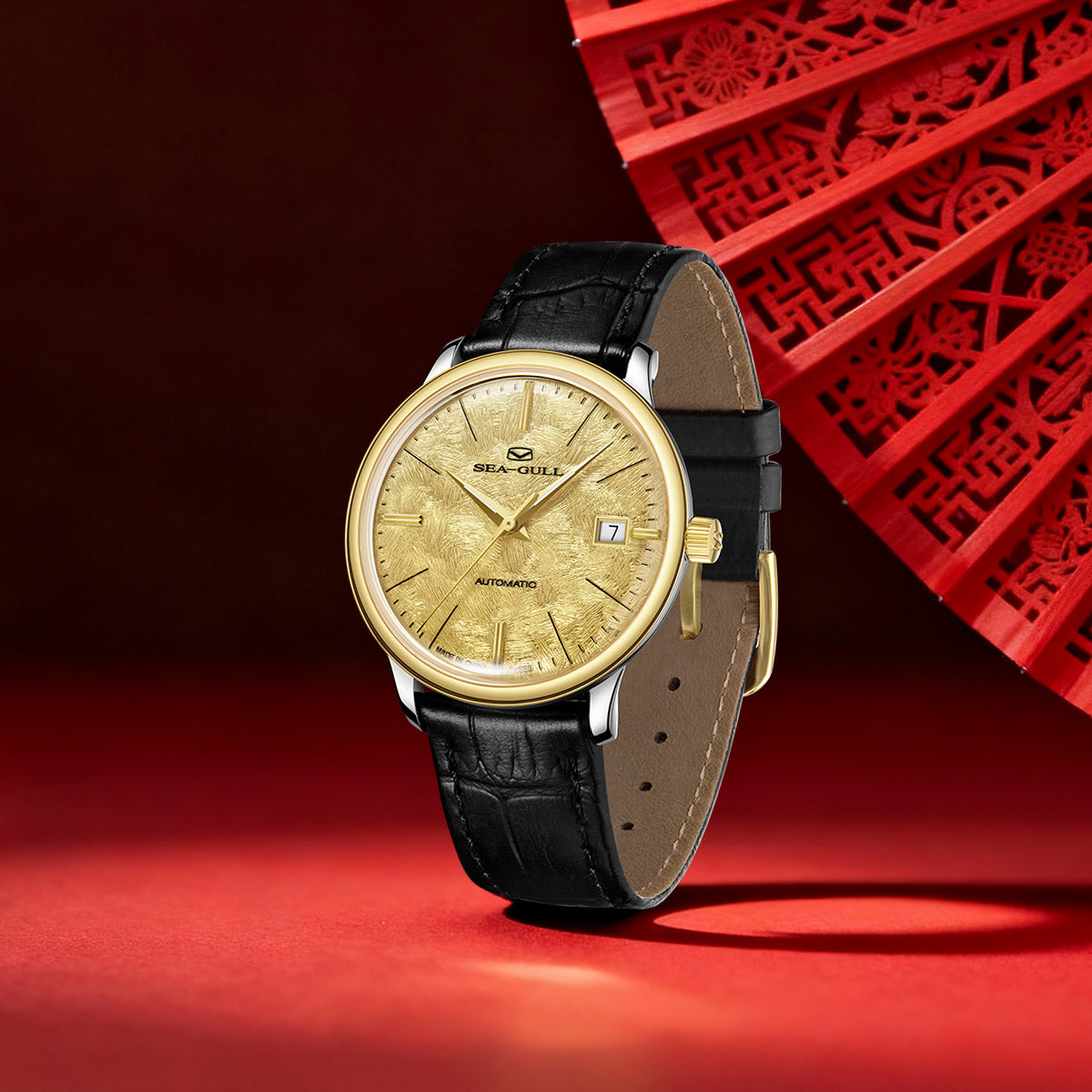 Ultra-fin Couple Or 18K Calendrier 42mm/36mm