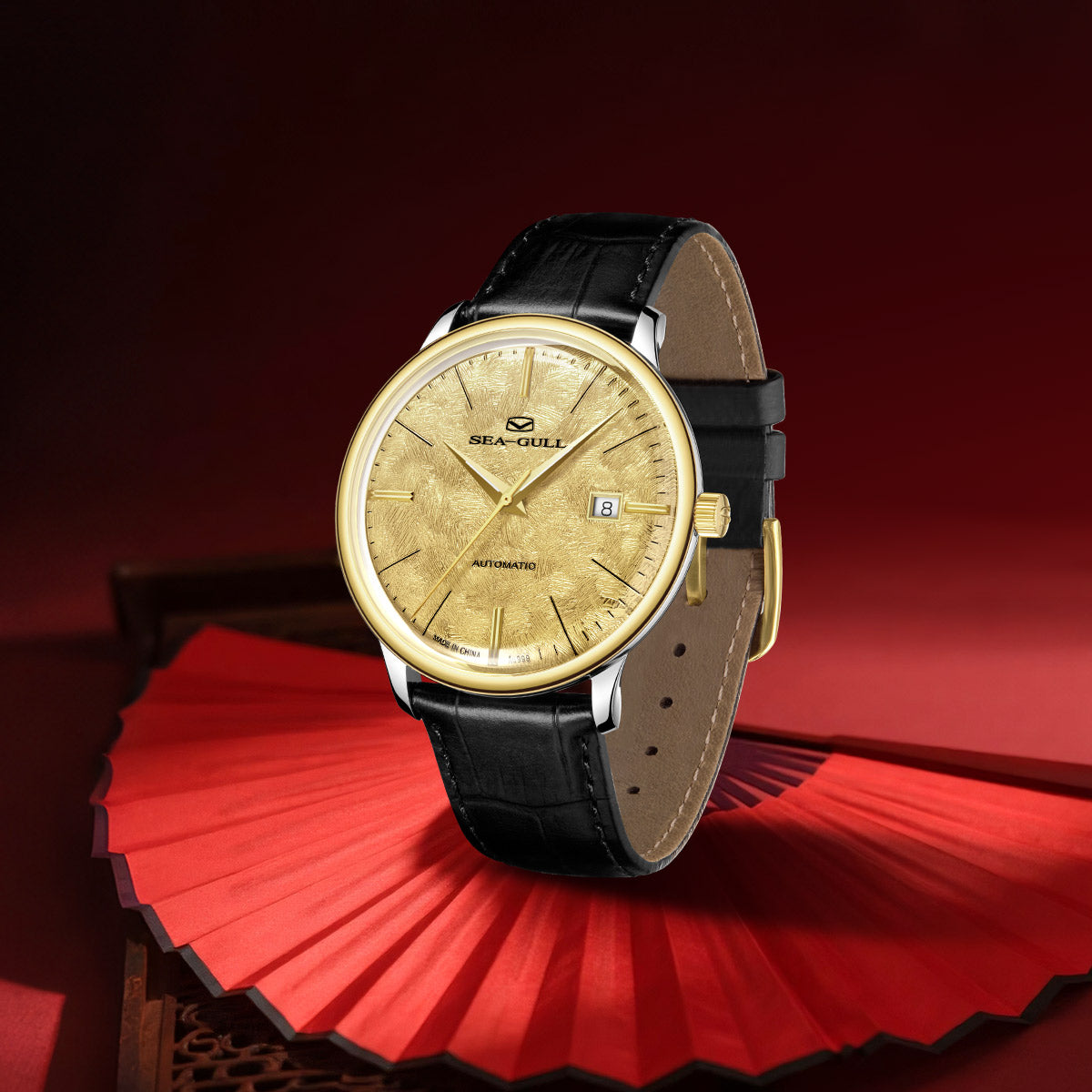 Ultra-fin Couple Or 18K Calendrier 42mm/36mm
