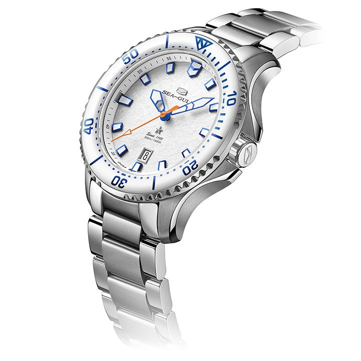 Océan Pro 300m Étanche Aile de Glace Plongée 43.5mm
