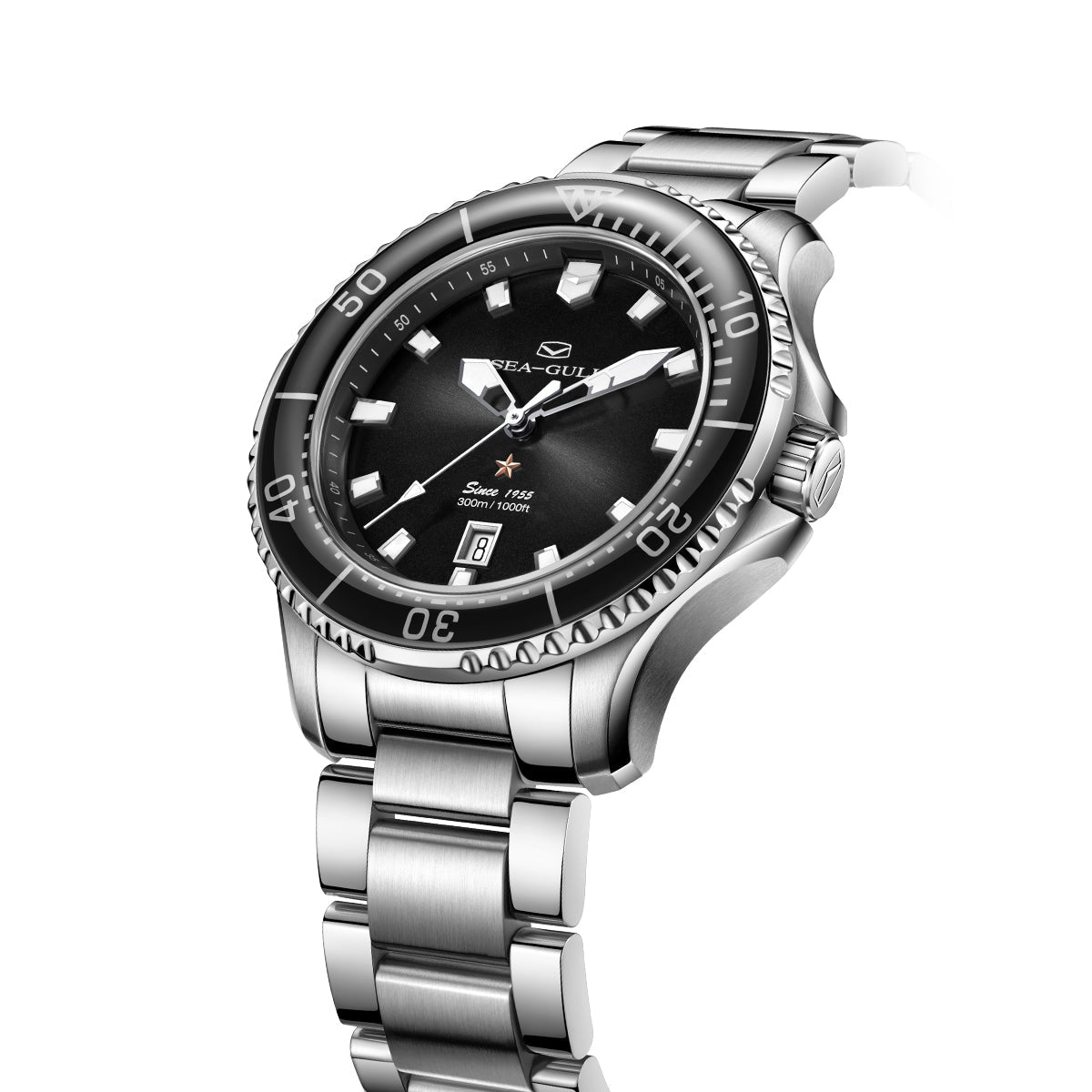 Océan Pro 300m Étanche Plongée 44mm