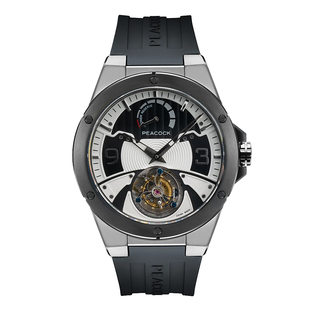 Peacock Voyager Center Axis Tourbillon Watch