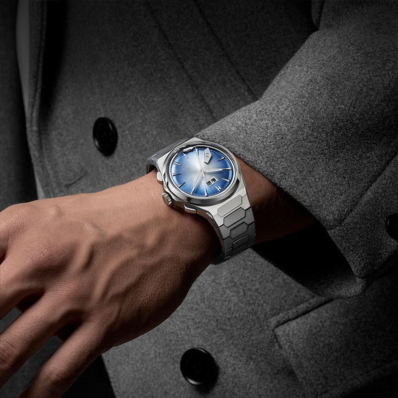 Chiming Watch 2.0 Cadran Brossé Argent Titane Grade 5 – Édition Limitée 100 pièces
