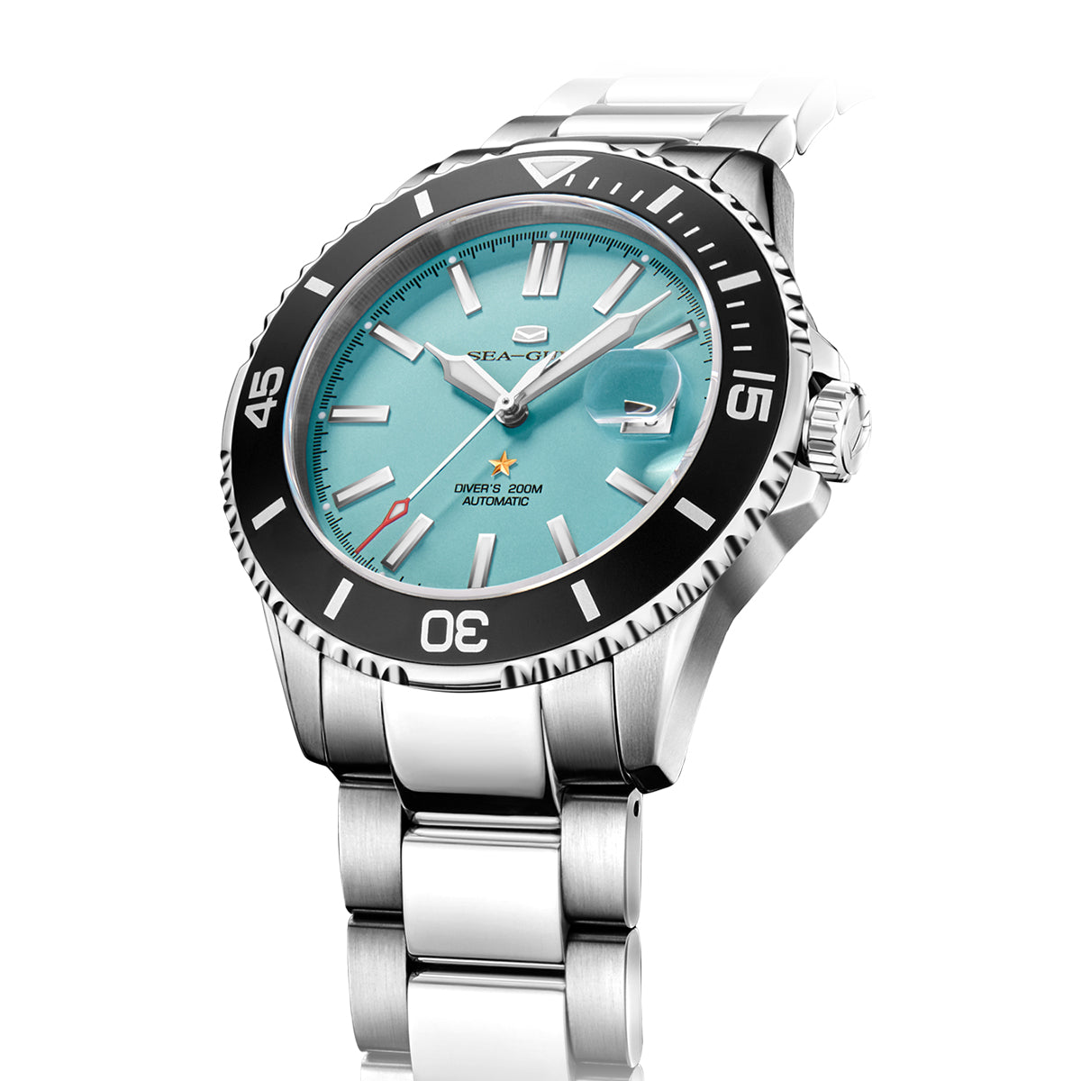 Océan 200m Étanche Cadran Mat Plongée 44mm