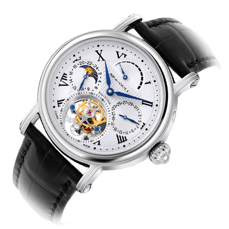 Artisan Patrimoine Multifonction Céleste Calendrier Réserve de Marche Excentrique Tourbillon 39mm