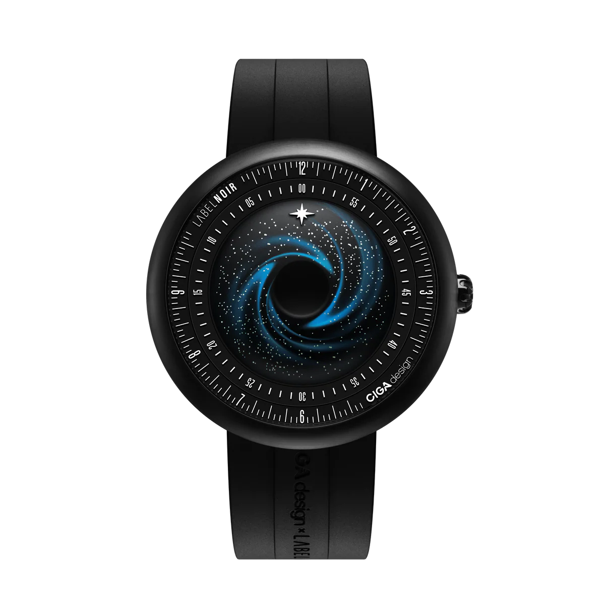 CIGA design  WATCH BLUE PLANET II Black Star Edition