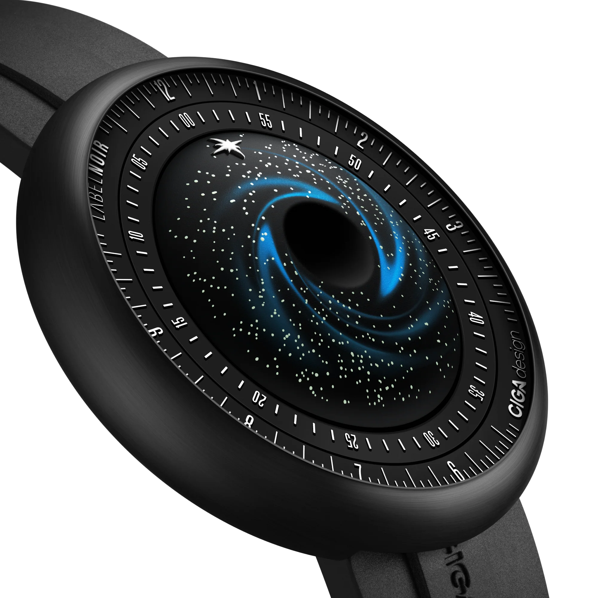 CIGA design  WATCH BLUE PLANET II Black Star Edition