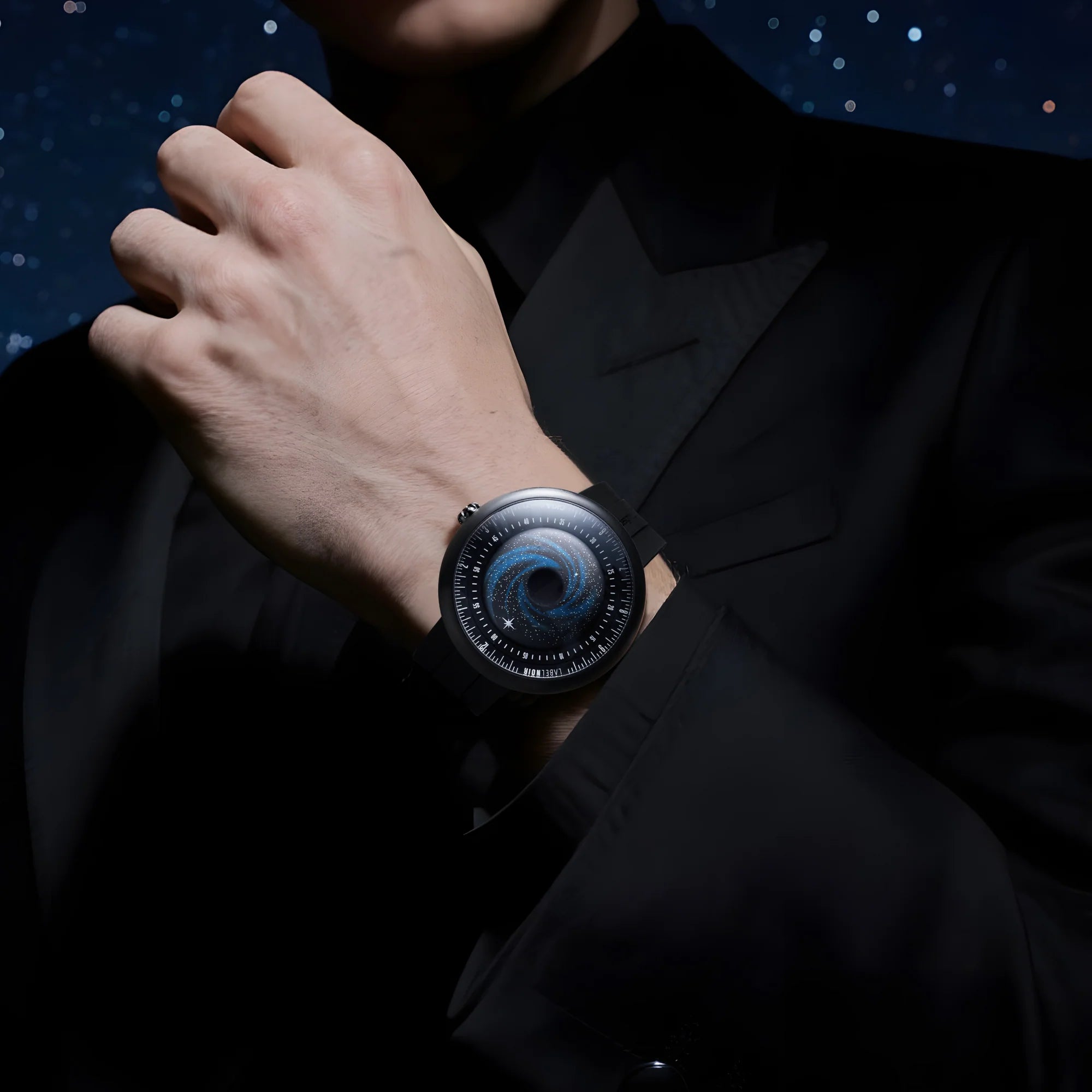 CIGA design  WATCH BLUE PLANET II Black Star Edition