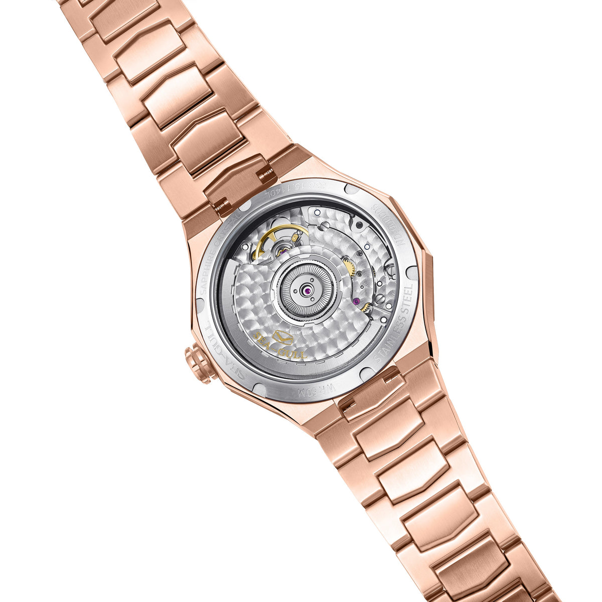 Extraordinaire Polygonal Serti Diamant Lunette Nacre Femme 34mm