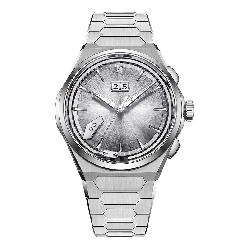 Chiming Watch 2.0 Cadran Brossé Argent Titane Grade 5 – Édition Limitée 100 pièces