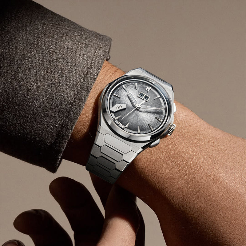 Chiming Watch 2.0 Cadran Brossé Argent Titane Grade 5 – Édition Limitée 100 pièces