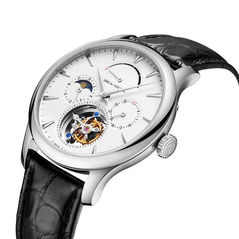 Artisan Patrimoine Multifonction Céleste Calendrier Réserve de Marche Excentrique Tourbillon 41mm