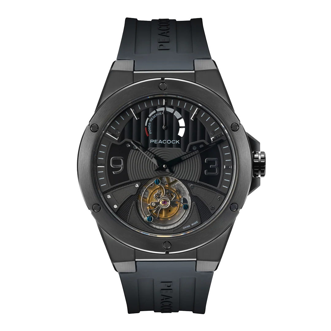 Peacock Voyager Center Axis Tourbillon Watch