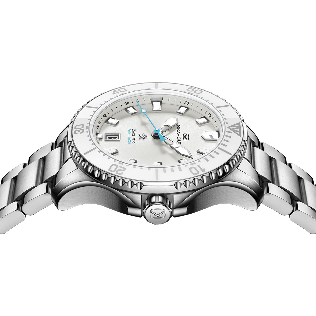 Océan Pro 300m Étanche Nacre Femme Plongée 40mm