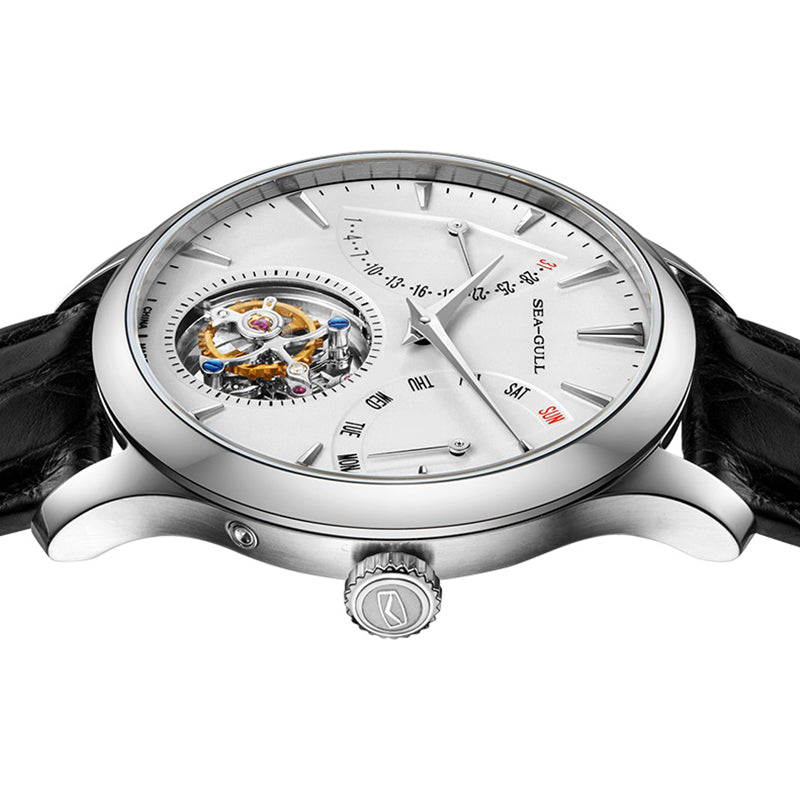 Artisan Patrimoine Multifonction Jour-Date Calendrier Excentrique Tourbillon 41mm