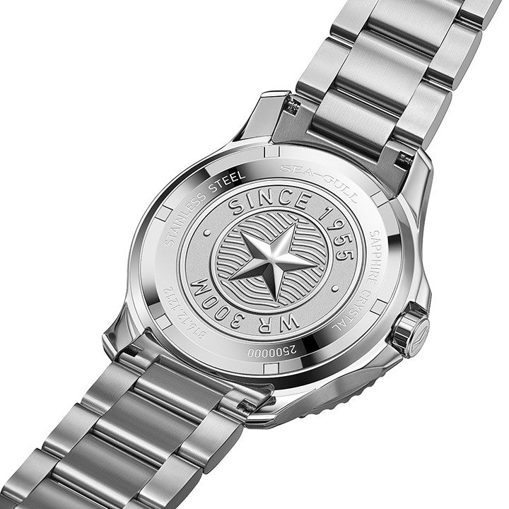 Océan Pro 300m Étanche Aile de Glace Plongée 43.5mm