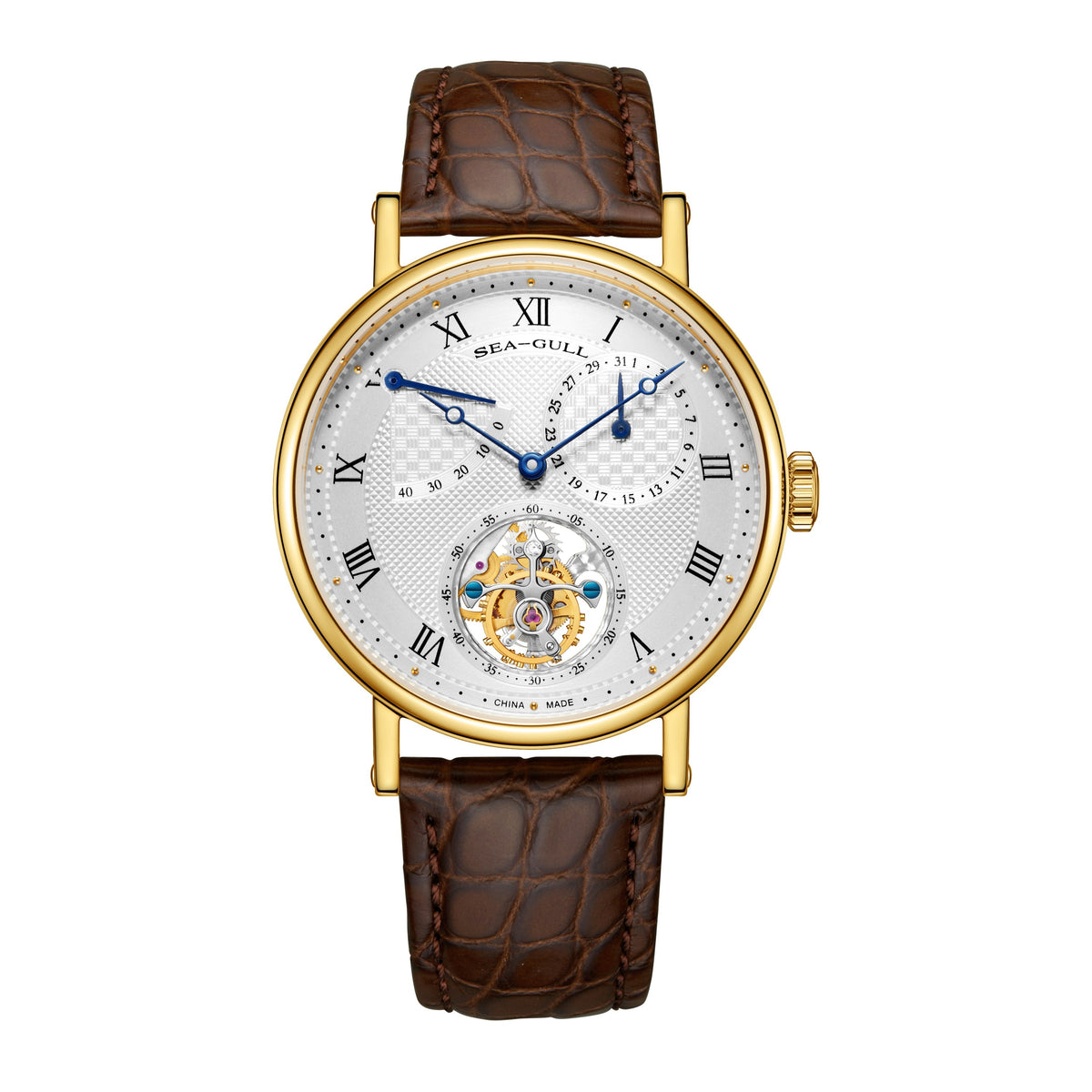 Patrimoine Tourbillon Indicateur de Réserve Calendrier 41mm