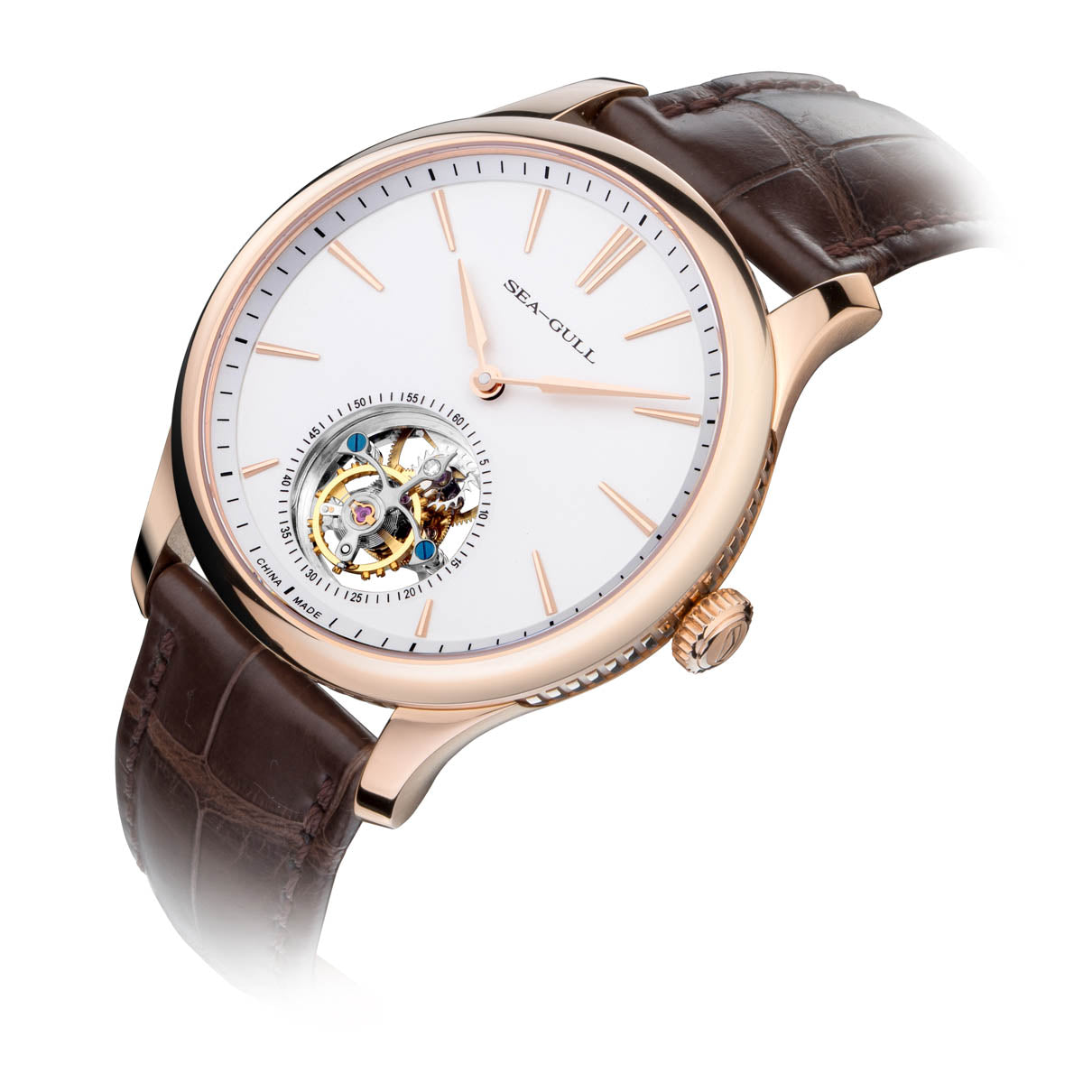 Patrimoine Décentré Tourbillon Fond Transparent 41mm