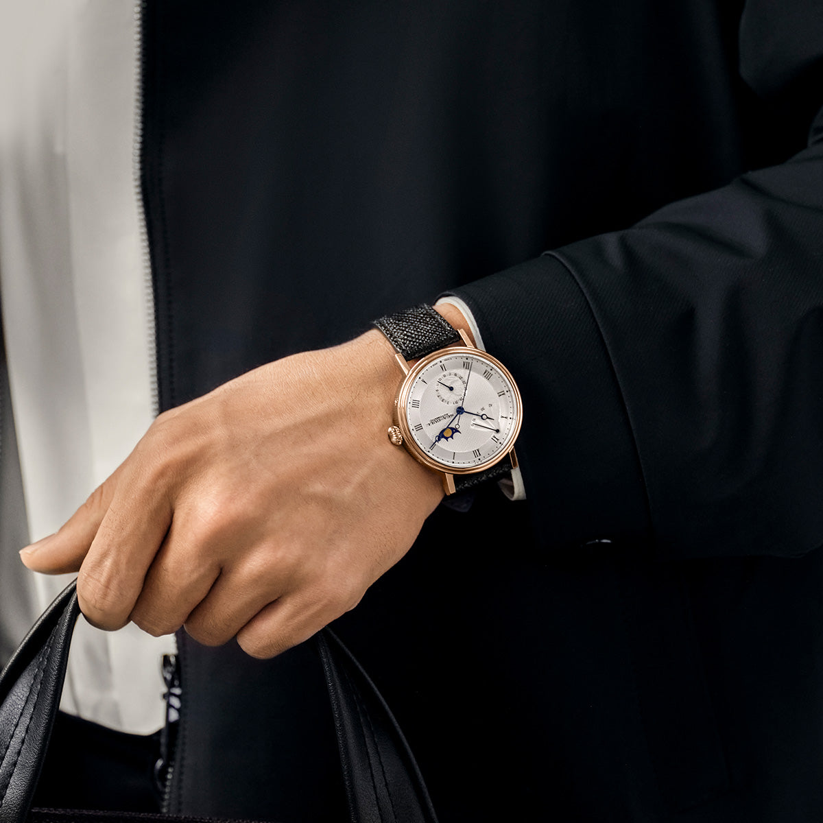 Phase de Lune Calendrier Réserve de Marche 41mm