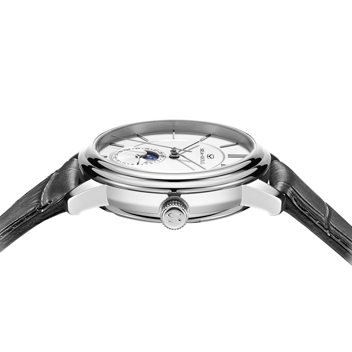 Ultra-fin Phase de Lune Habillée 38mm