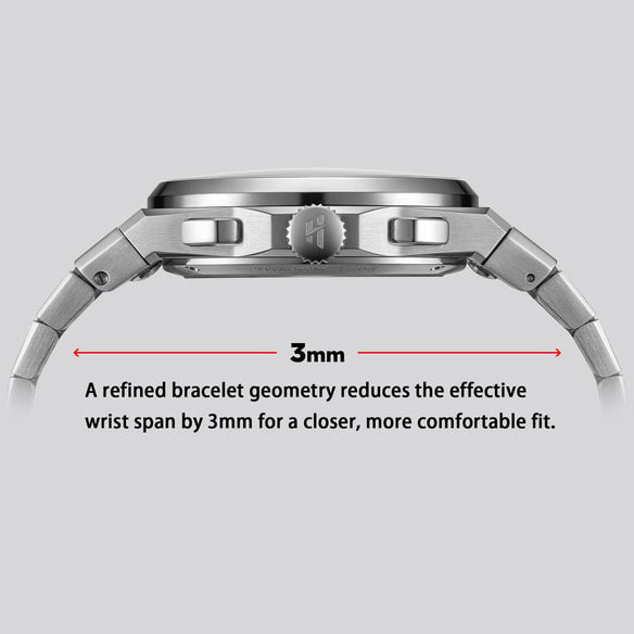 Chiming Watch 2.0 Cadran Brossé Argent Titane Grade 5 – Édition Limitée 100 pièces