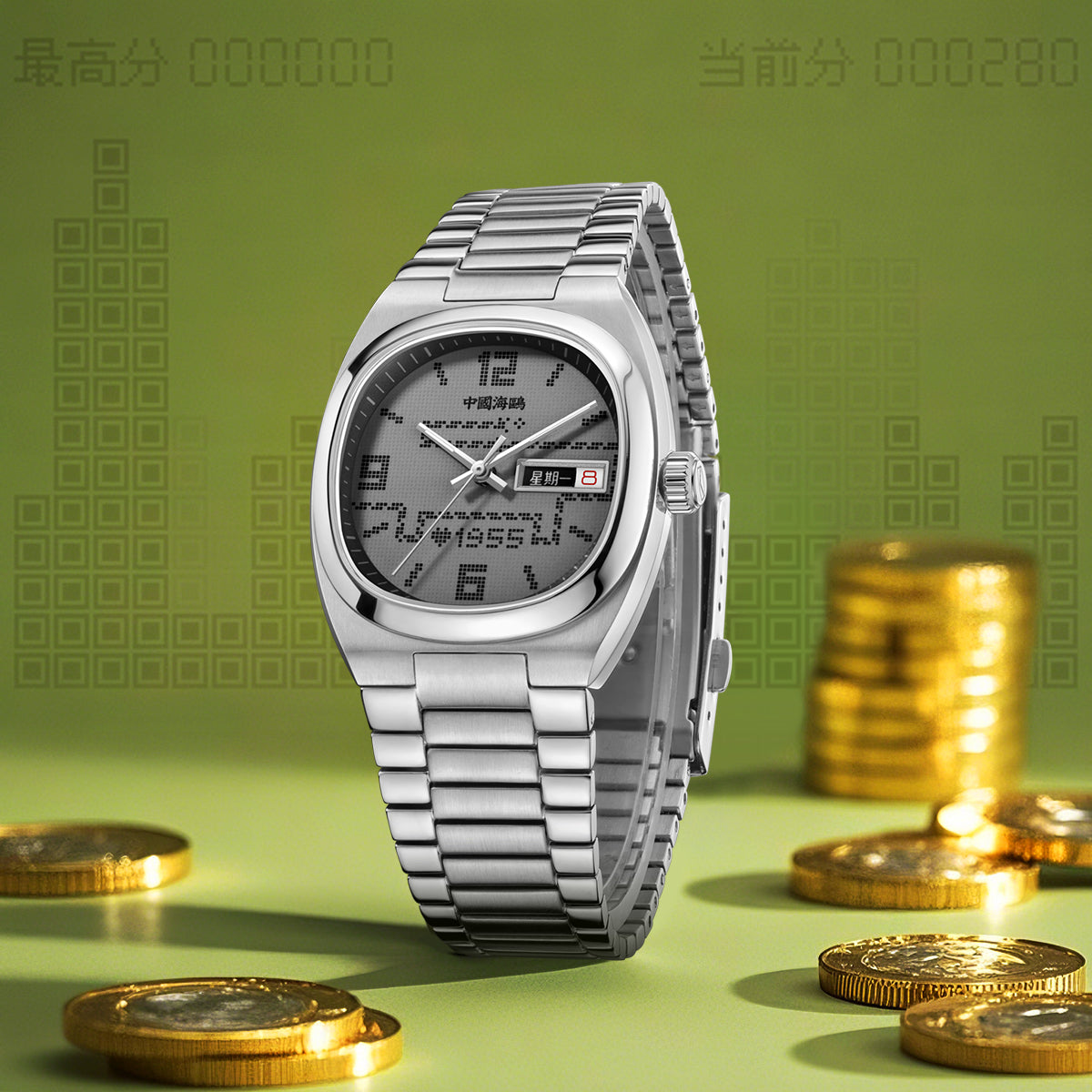 Serpent Gourmand Jour-Date Calendrier 70ᵉ Anniversaire Édition Tonneau 34mm
